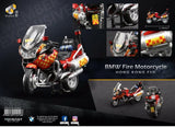 Tiny City Die-cast Model Car - BMW HK Fire Service Department Motorcycle