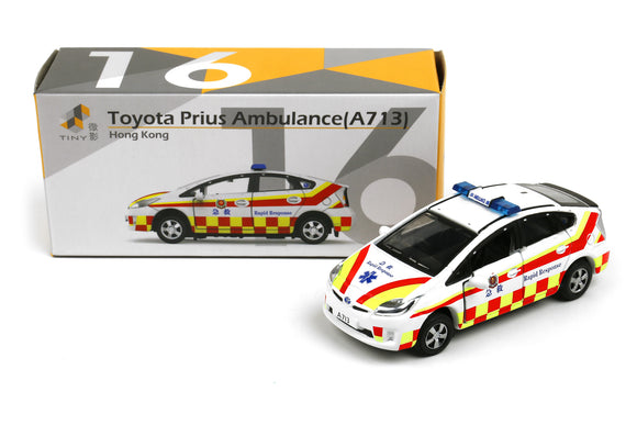 Tiny City Die-cast – Toyota Prius Ambulance RRV (A713) #16