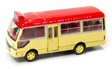 Tiny City Die-cast Model Car - Toyota Coaster Red Minibus (Kwun Tong) #08