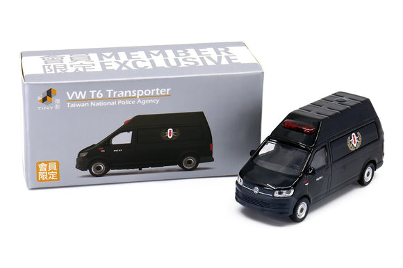 Tiny City Die-cast ModelCar - VW T6 Transporter Taiwan Police Agency (Exclusive)