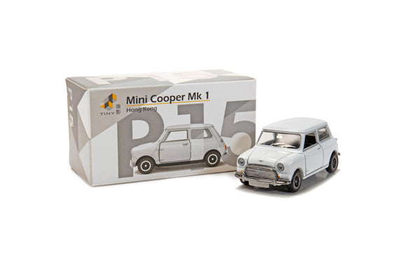 Tiny City Die-cast Model Car – Mini Cooper Mk1 White #P15