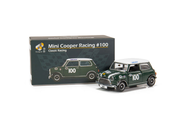 Tiny City Die-cast Model Car – Mini Cooper Racing #100