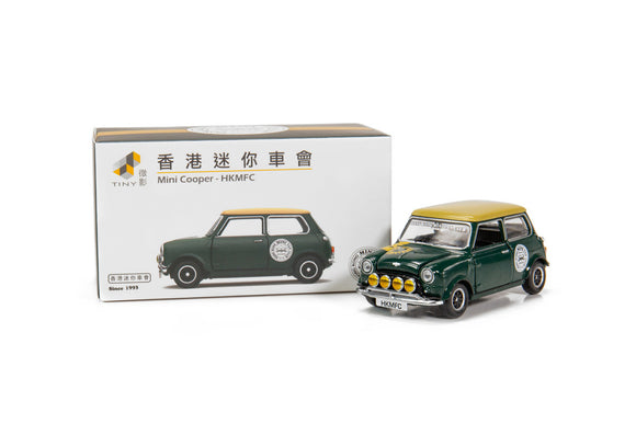 Tiny City Die-cast Model Car – Mini Cooper Mk 1 Hong Kong Mini Fan Club (Yellow Roof)