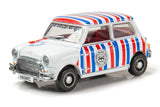 Tiny City Die-cast Model Car – Mini Cooper Mk 1 Hong Kong Mini Fan Club (Stripes)