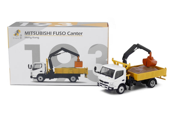Tiny City Die-cast Model Car - MITSUBISHI FUSO Canter Grab Lorry #193