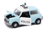 Tiny City Die-cast Model Car – Austin Mini UK Police Car (Blue) #UK21