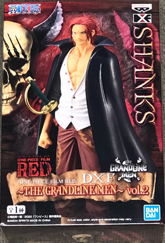 One Piece Film Red DXF The Grandline Men Vol.2 Shanks Figure
