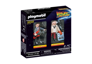 Playmobil 70459 Back to the Future Playset - Marty McFly & Dr. Emmet Brown