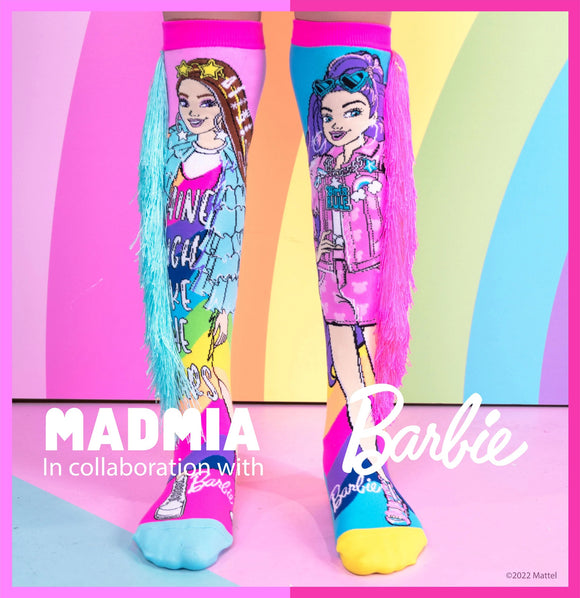 Madmia Kids & Adults Barbie Extra Fashionista Socks