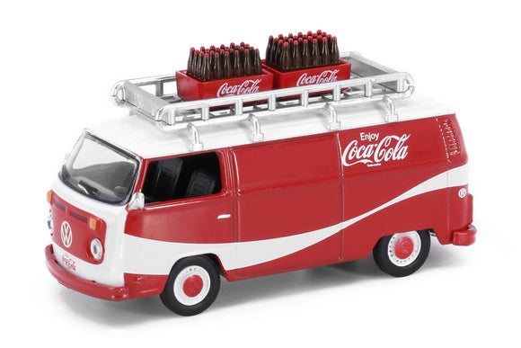 Tiny City Die-cast Model Car - Volkswagen T2 Coca-Cola (with bottle of coke 1970s)
