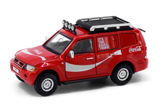 Tiny City Die-cast Model Car - Coca Cola Mitsubishi Pajero 2003 (it's the real thing!)