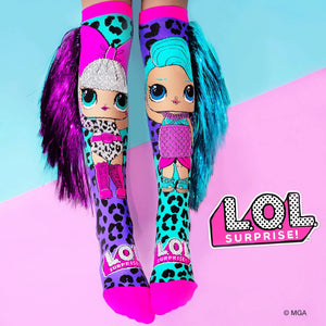 Madmia Kids & Adults L.O.L Surprise Disco Dolls Socks