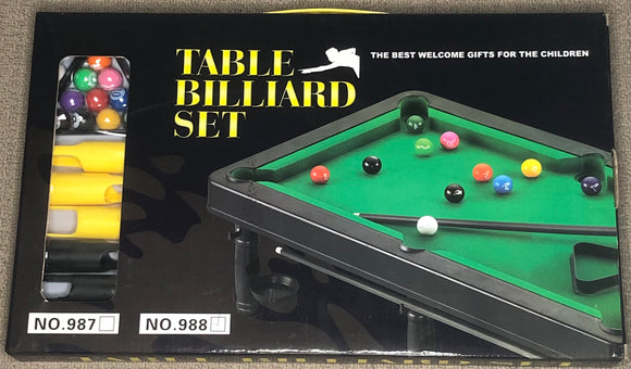 Table Billiard Tabletop Game Portable Set