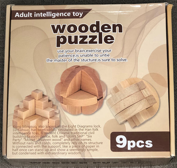 Adult Intelligence Wooden Puzzle