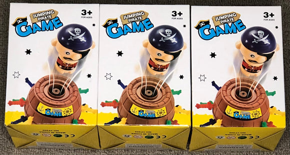 Portable Mini Jumping Pirate Game Set of 3
