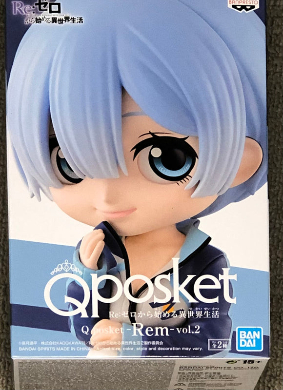 Re:Zero Starting Life in Another World Q Posket Rem Vol. 2 (Ver.B)