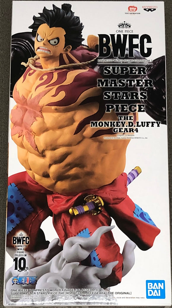 One Piece World Figure Colosseum 3 Super Master Stars Monkey D. Luffy Gear 4 (The Original)