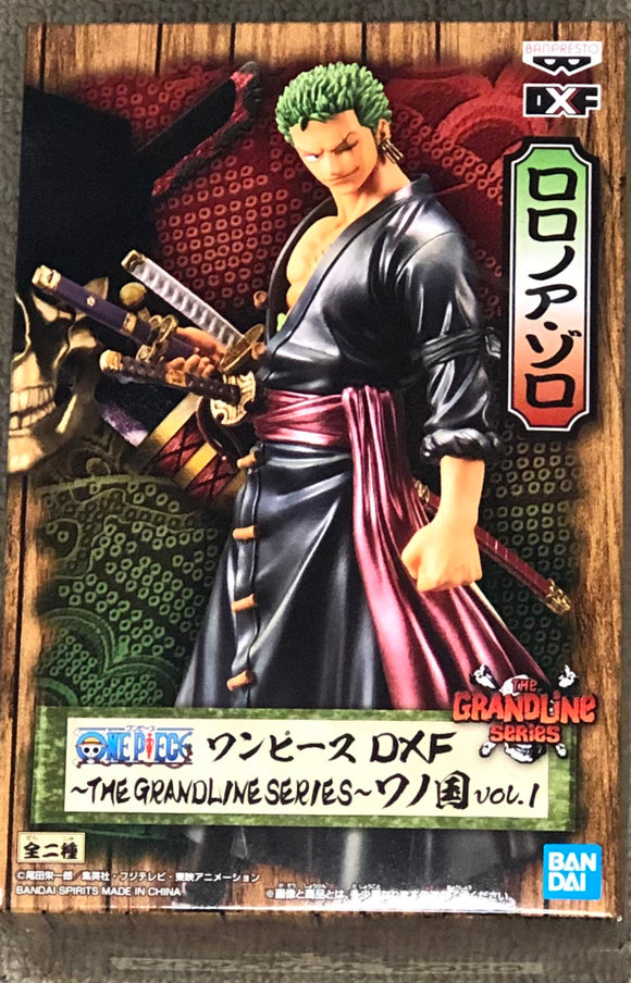 One Piece DXF The Grandline Series Wano Country Vol.1 Roronoa Zoro (Gold Label)