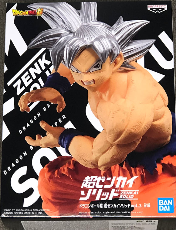 Dragon Ball Super Super Zenkai Solid Vol.3 Ultra Instinct Goku