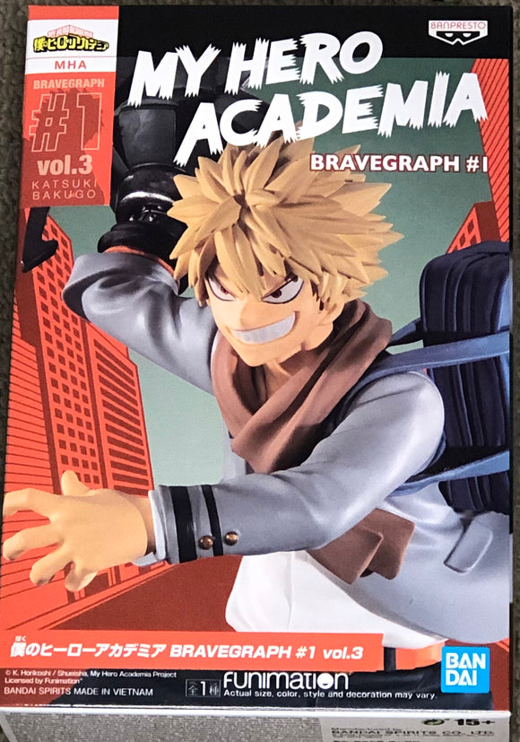 My Hero Academia Bravegraph #1 Vol.3 Katsuki Bakugo