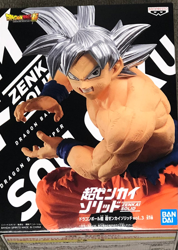 Dragon Ball Super Super Zenkai Solid Vol.3 Ultra Instinct Goku (Gold Label)