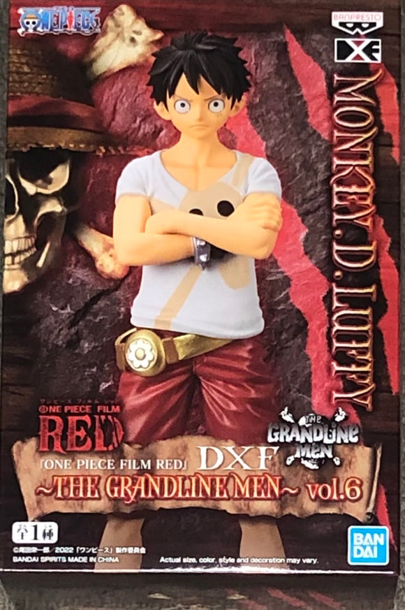 One Piece Film Red DXF The Grandline Men Vol. 6 Monkey D. Luffy