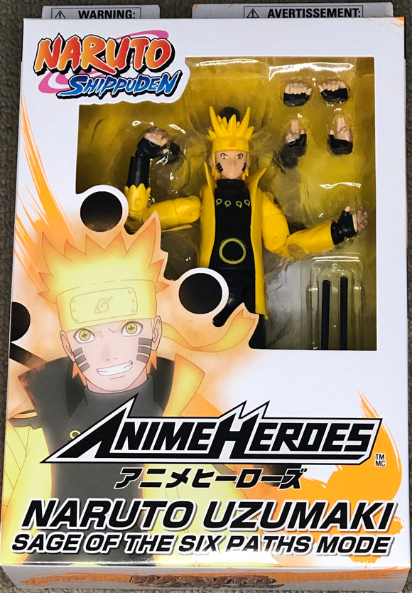  ANIME HEROES - Naruto - Naruto Uzumaki Sage of Six