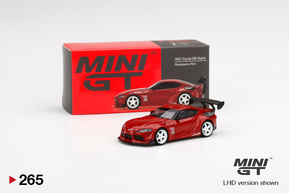 Mini GT 1/64 - HKS Toyota GR Supra Renaissance Red RHD