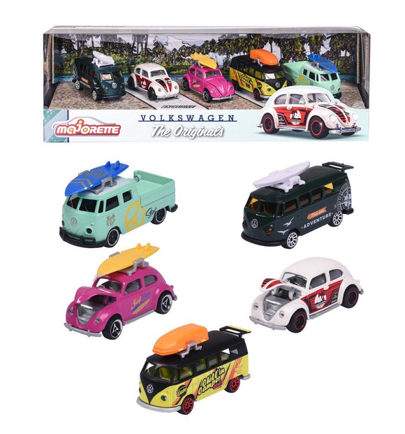 Majorette - Volkswagen The Originals 5 cars Gift Pack