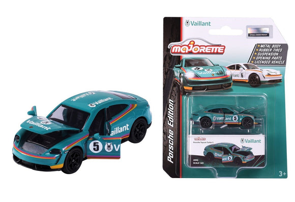 Majorette Porsche Edition - Porsche Taycan Turbo S Green