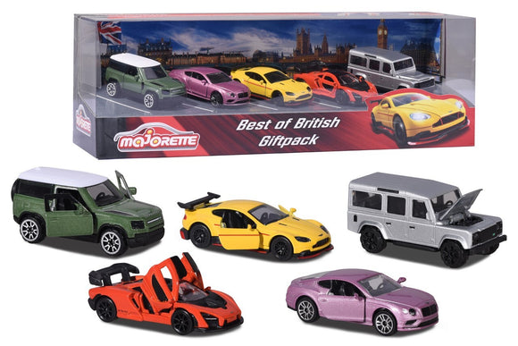 Majorette - Best of British 5 cars Gift Pack
