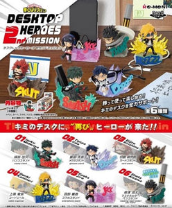 Re-Ment - My Hero Academia DesQ Desktop Heroes 2nd Mission (Set of 6)