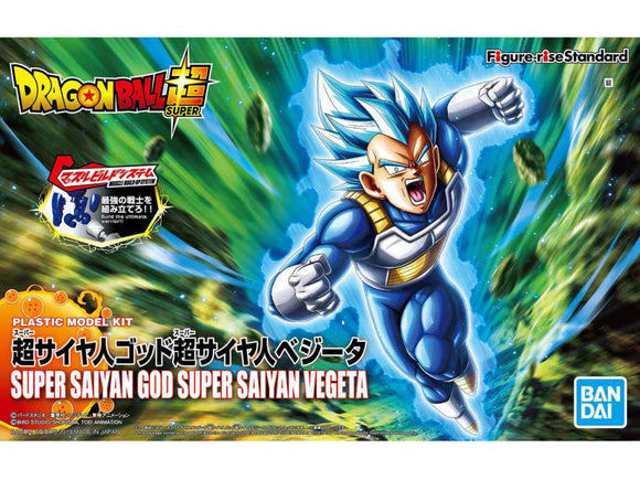 Dragon Ball Super Figure-rise Standard Super Saiyan God Super Saiyan Vegeta (New Packaging) Model Kit