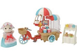 Sylvanian Families - Popcorn Delivery Trike with Sheep Mother Barbara figure
