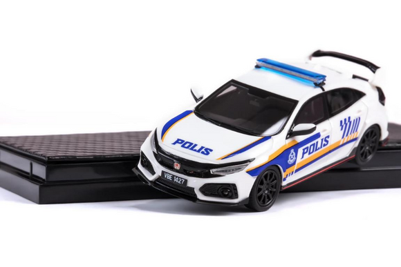 YM Model Car - Honda Civic FK8 Malaysia Police Edition