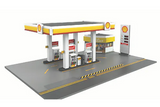 Tiny City Die-cast Model Car – Ps3 Shell Petrol Station Diorama with 4 figures