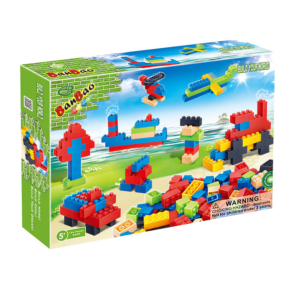 BanBao Build Your World - Creative Bricks 194 pieces set