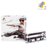 Tiny City Die-cast Model Car - KMB ADL Enviro 500 MMC 12.8m Bruce Lee (White)