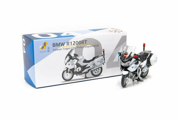 Tiny City Die-cast Model Car - BMW R1200RT Taiwan Taipei City Police Department #TW04